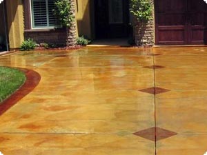 Concrete Cleaning & Staining