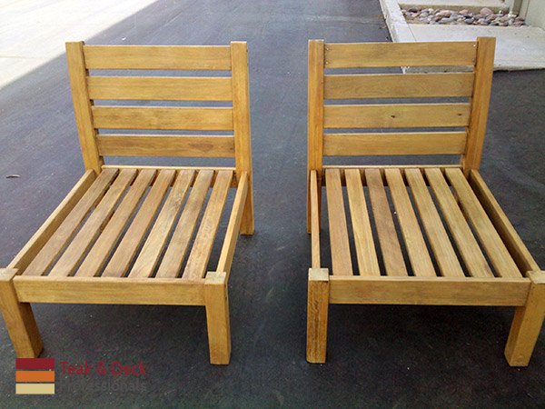 2 square chairs after