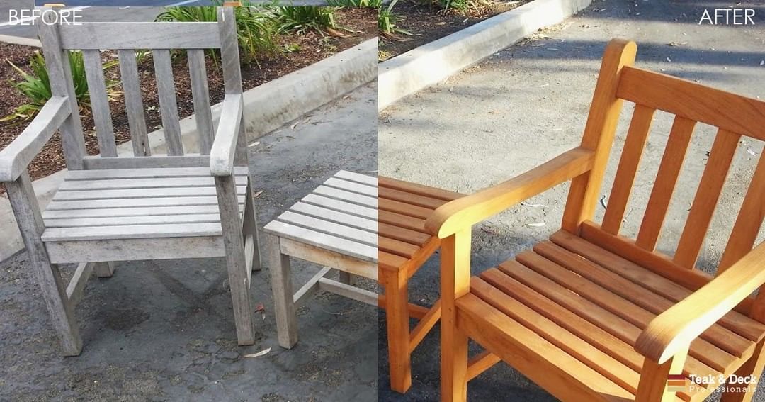 How to Clean Teak Furniture Properly Teak & Deck Professionals