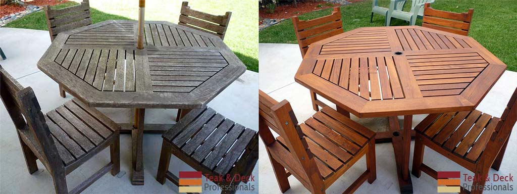 Teak Outdoor Furniture, Weathered Teak Outdoor Bar Stools
