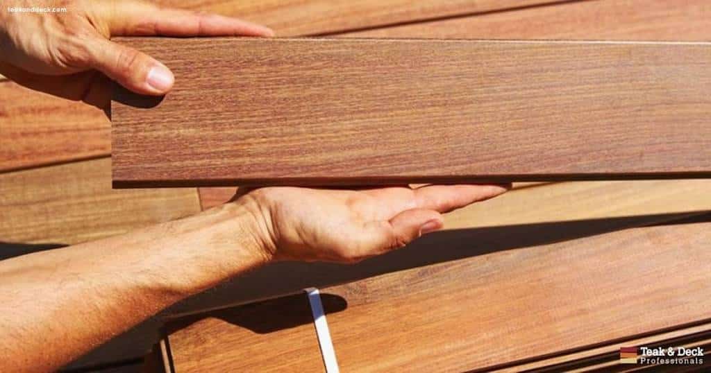 Ipe wood modern decking
