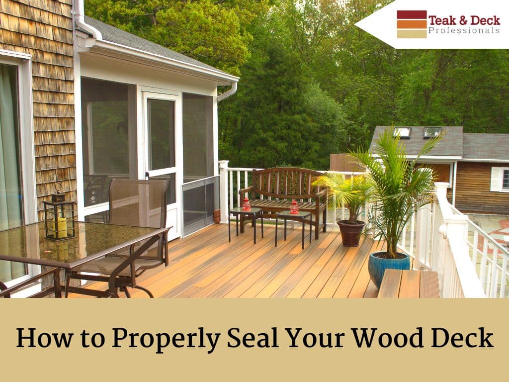 How to seal your deck