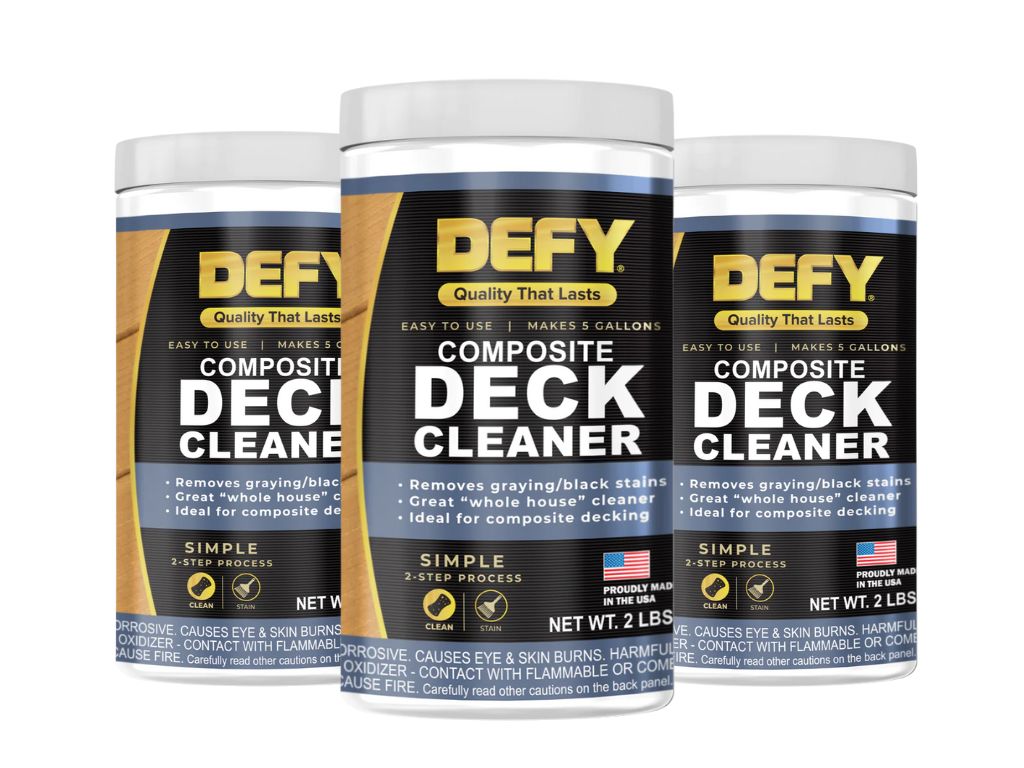 Defy composite deck cleaner