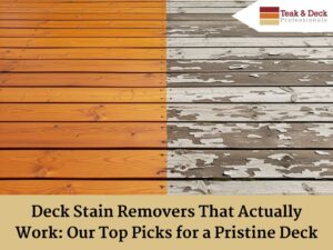 Best deck stain remover