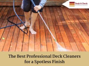 Professional deck cleaners image