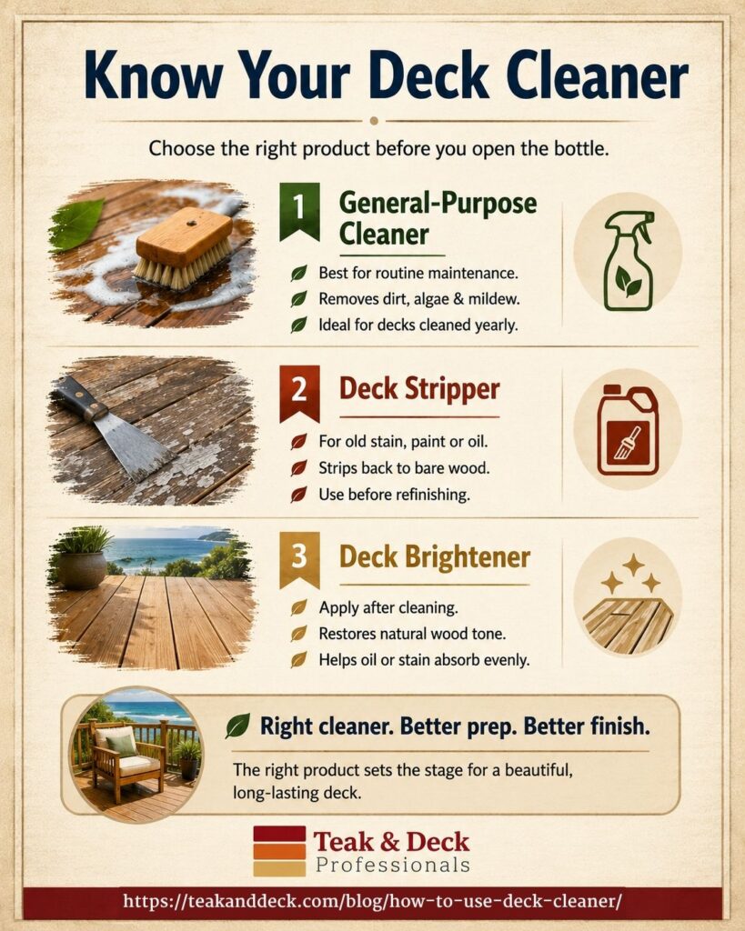 Know your deck cleaner guide